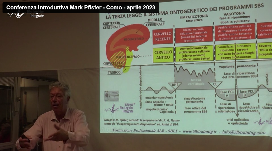 Mark Pfister - conferenza introduttiva sulle 5 Leggi Biologiche - Como 2023